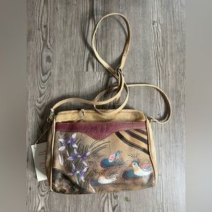 Emily Ann Genuine Leather Hand Painted Bag